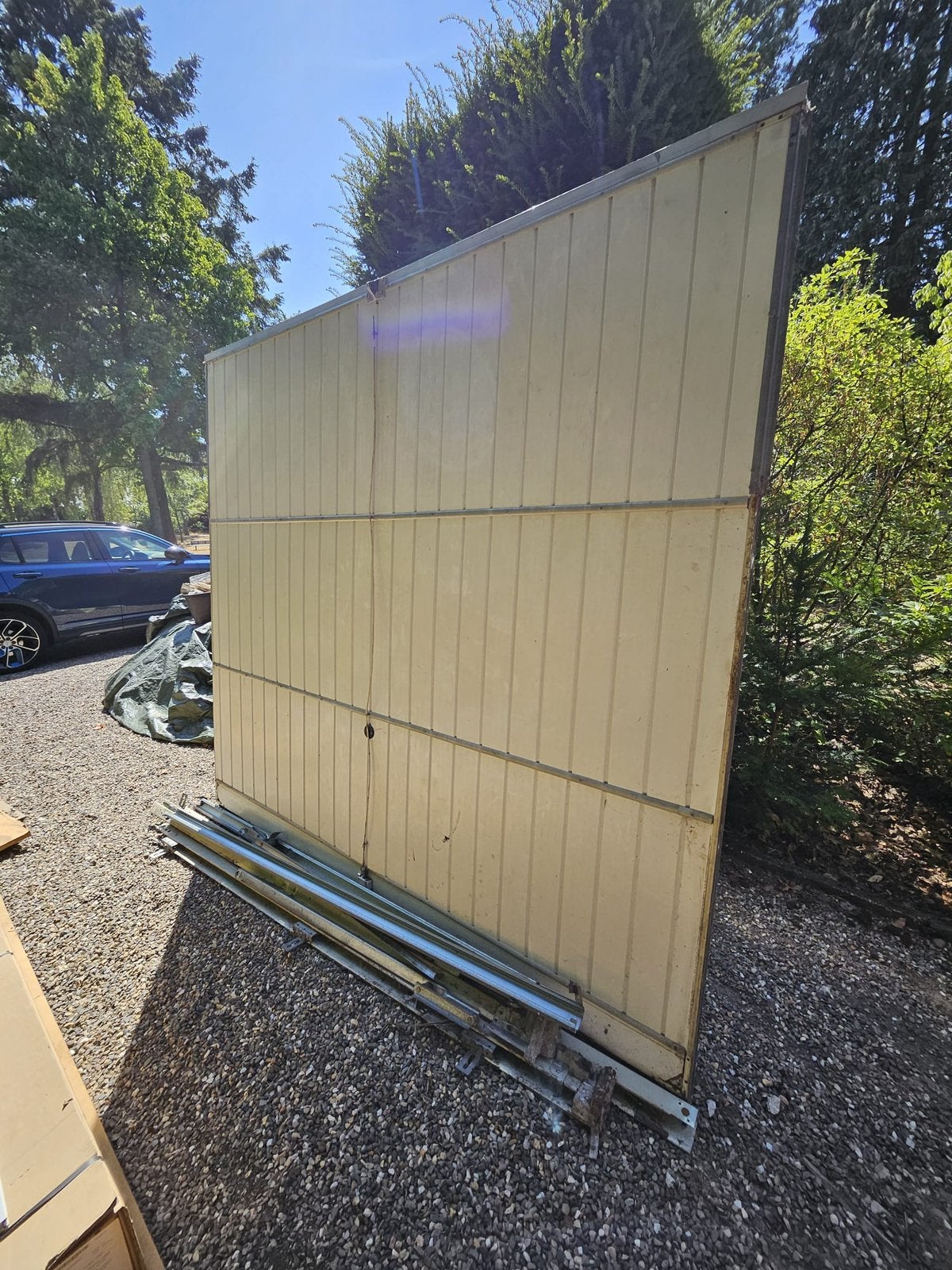 Gratis: Elektrische garagedeur, Ophalen, Garagedeur, Zo goed als nieuw, 120 cm of meer