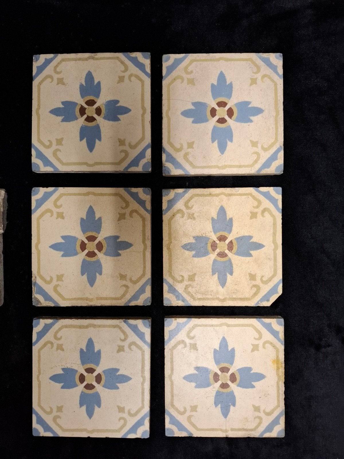 Vintage Oude Tegels - Decoratieve Cementtegels, Ophalen of Verzenden