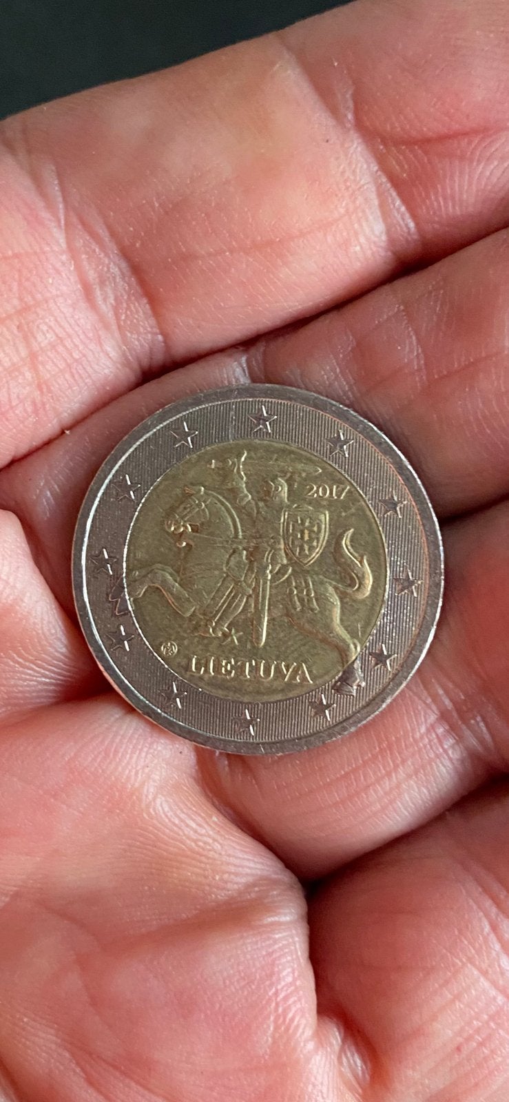 munt:  2,- €  LITOUWEN, Ophalen of Verzenden, Overige landen, 2 euro, Losse munt