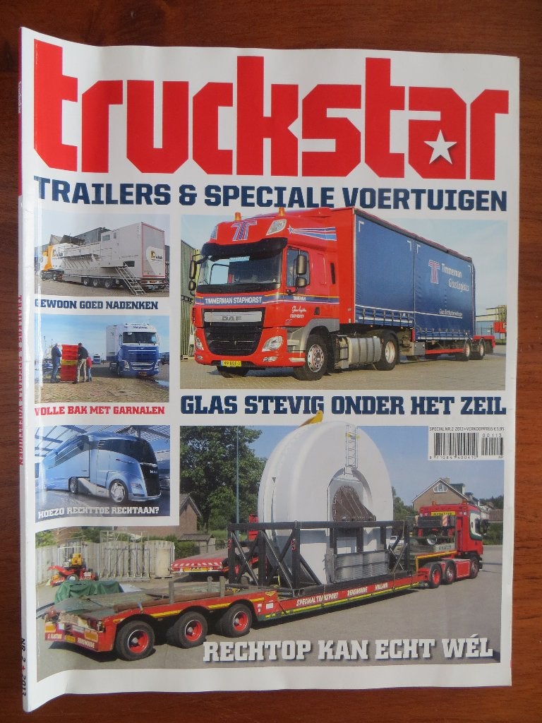 Truckstar Trailers en Speciale Voertuigen nr. 2 2013, Boeken, Auto's | Folders en Tijdschriften, Ophalen of Verzenden, Zo goed als nieuw