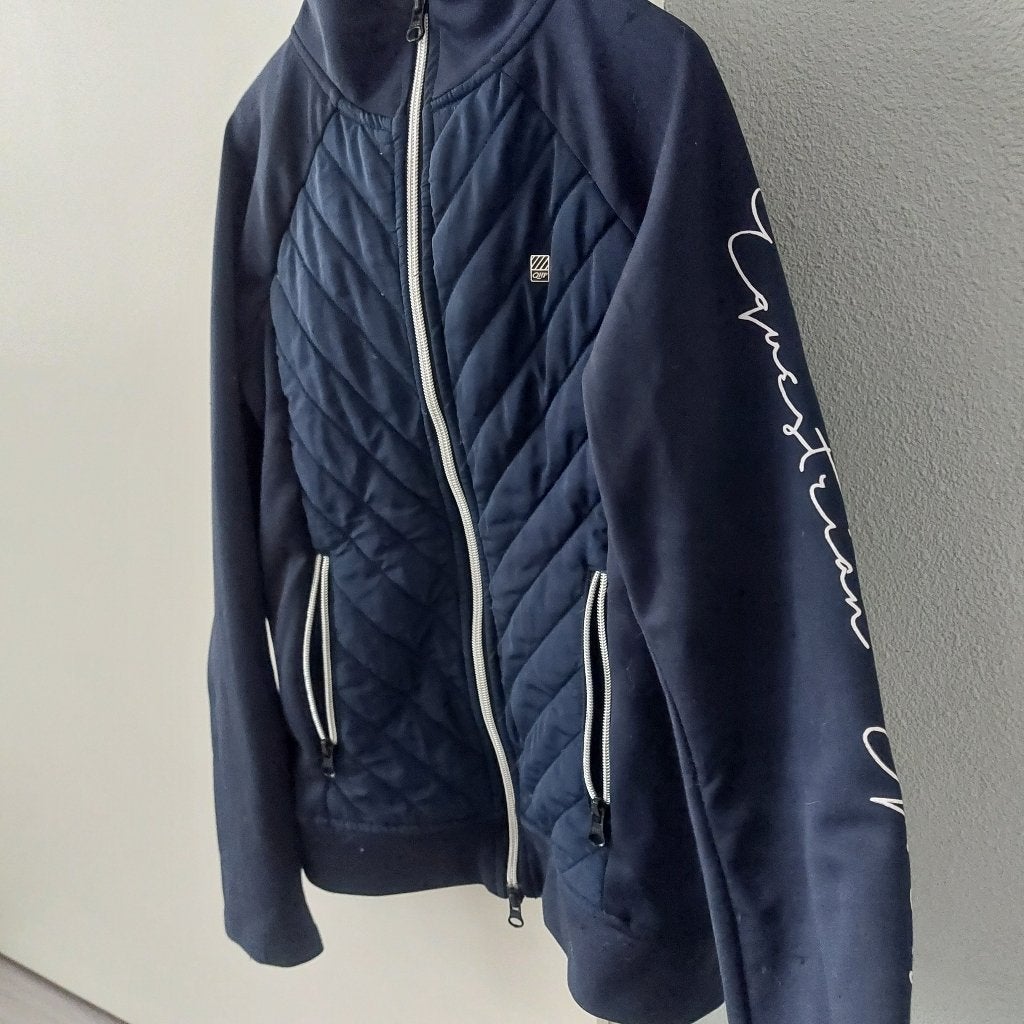 QHP jasje blauw maat 152, Ophalen, Blauw, Gebruikt, Kinderen