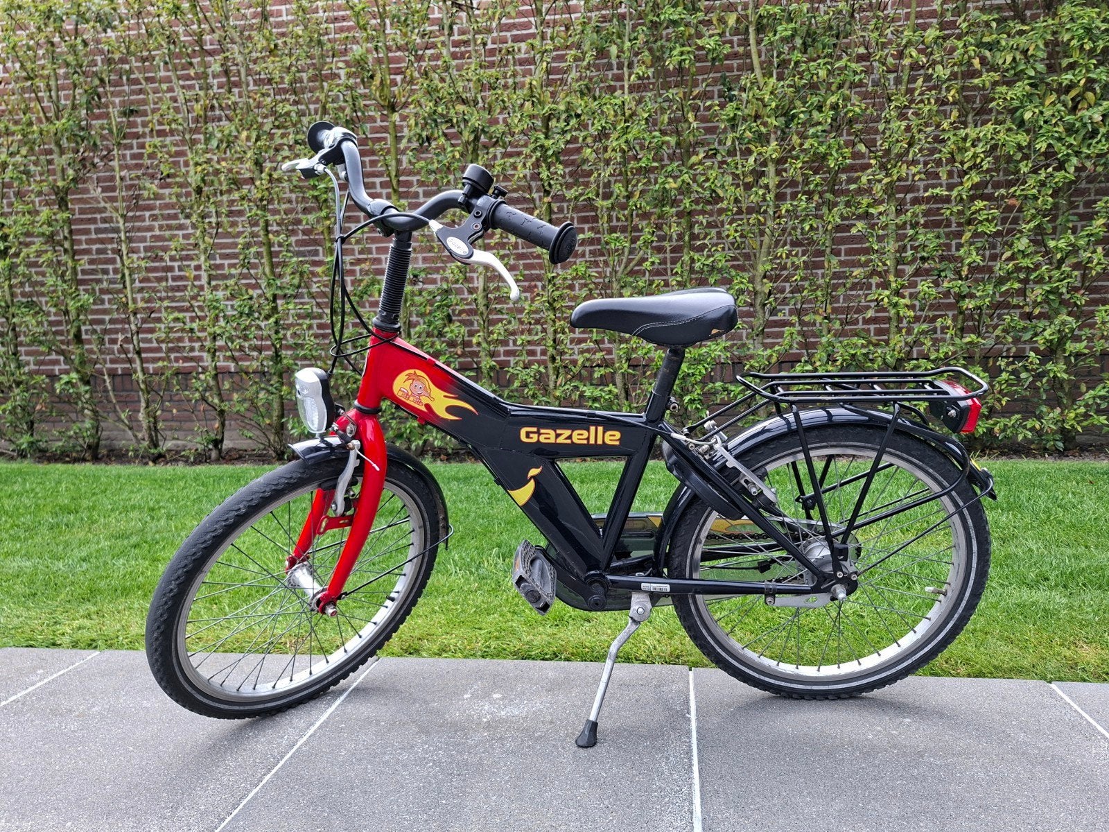 Gazelle jongensfiets 20 inch in top staat, Ophalen, Gebruikt, Velgrem, Versnellingen