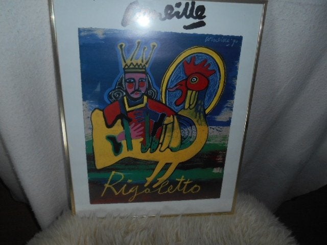 Corneille Rigoletto Verdi in mooie passe partout, Antiek en Kunst, Ophalen, Passe-partout, Abstract