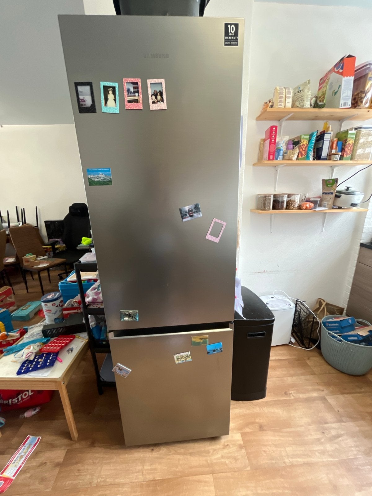 Samsung Koelkast met Vriezer - Goede Staat, Ophalen, Gebruikt, 200 liter of meer, 60 cm of meer
