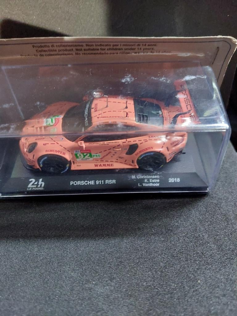 Porsche 911 RSR Le Mans 2018 Modelauto, Ophalen of Verzenden