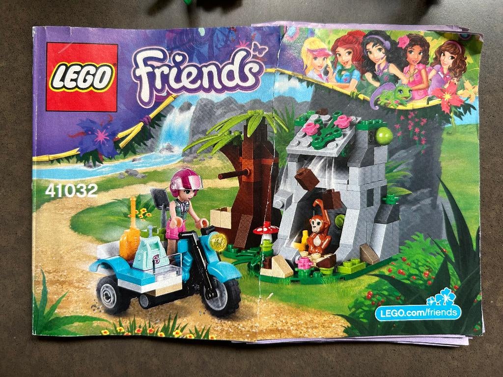 Lego Friends 41032 Eerste Hulp Junglebike. Nieuwstaat, Lego, Ophalen of Verzenden, Zo goed als nieuw, Compleet
