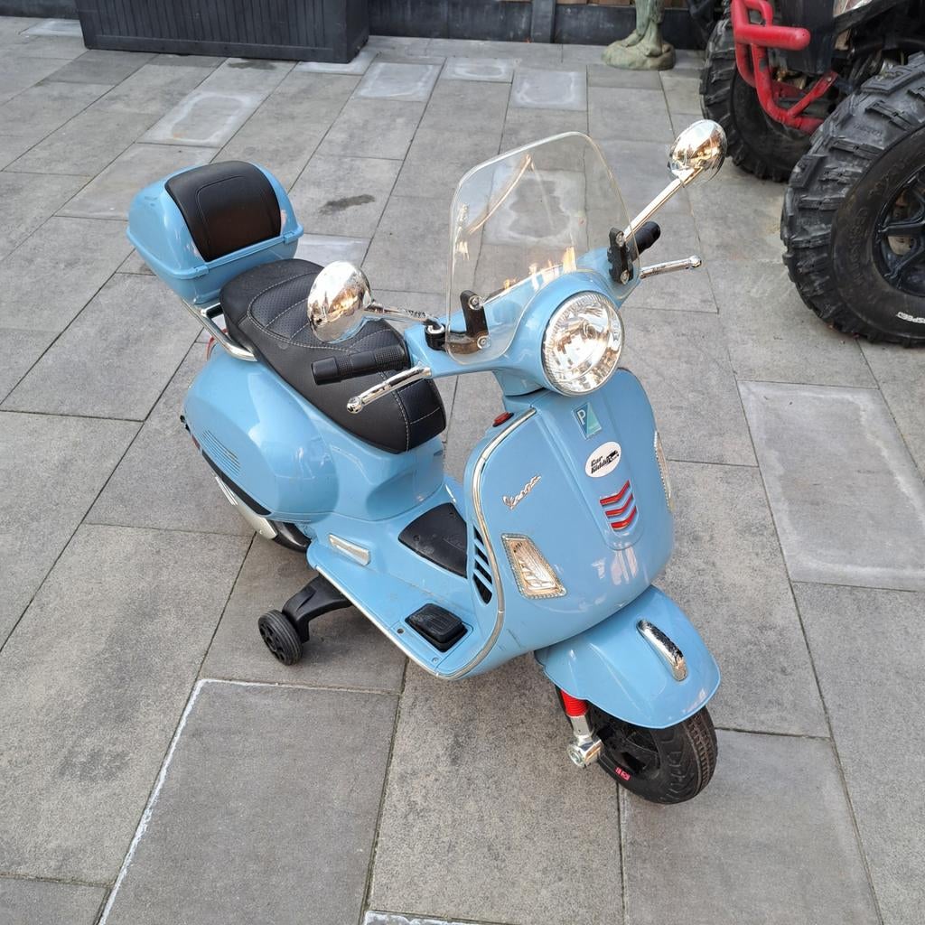 Kinder elektrische scooter Vespa - Blauw, Ophalen, Zo goed als nieuw, Overige typen