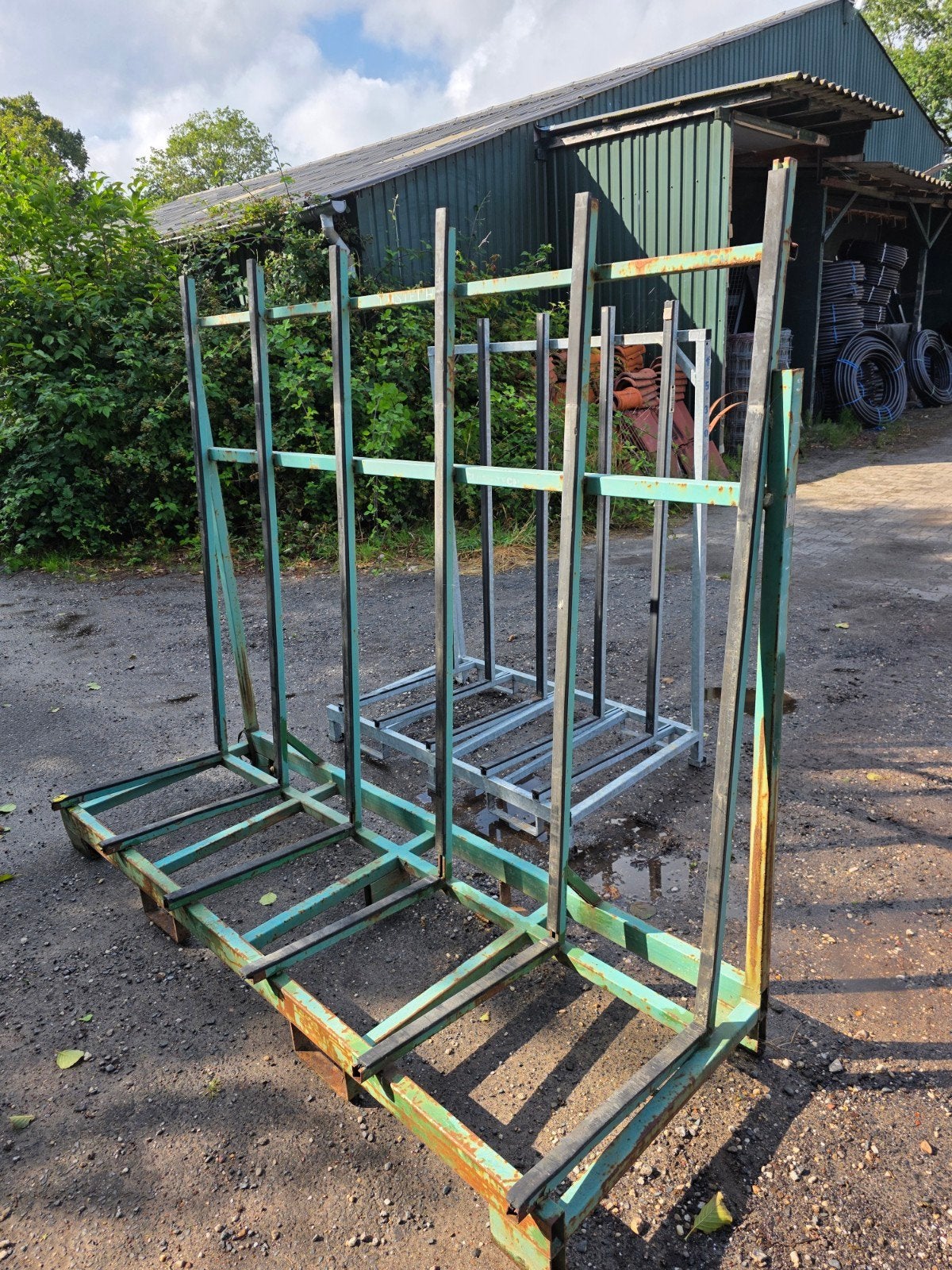 Glasbokken voor transport en opslag van glas, Ophalen, Gebruikt, 225 cm of meer, Overige typen