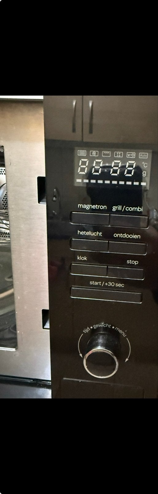 Inventum Inbouw Combimagnetron - Zo goed als nieuw, Witgoed en Apparatuur, Magnetrons, Ophalen, Combimagnetron, 60 cm of meer