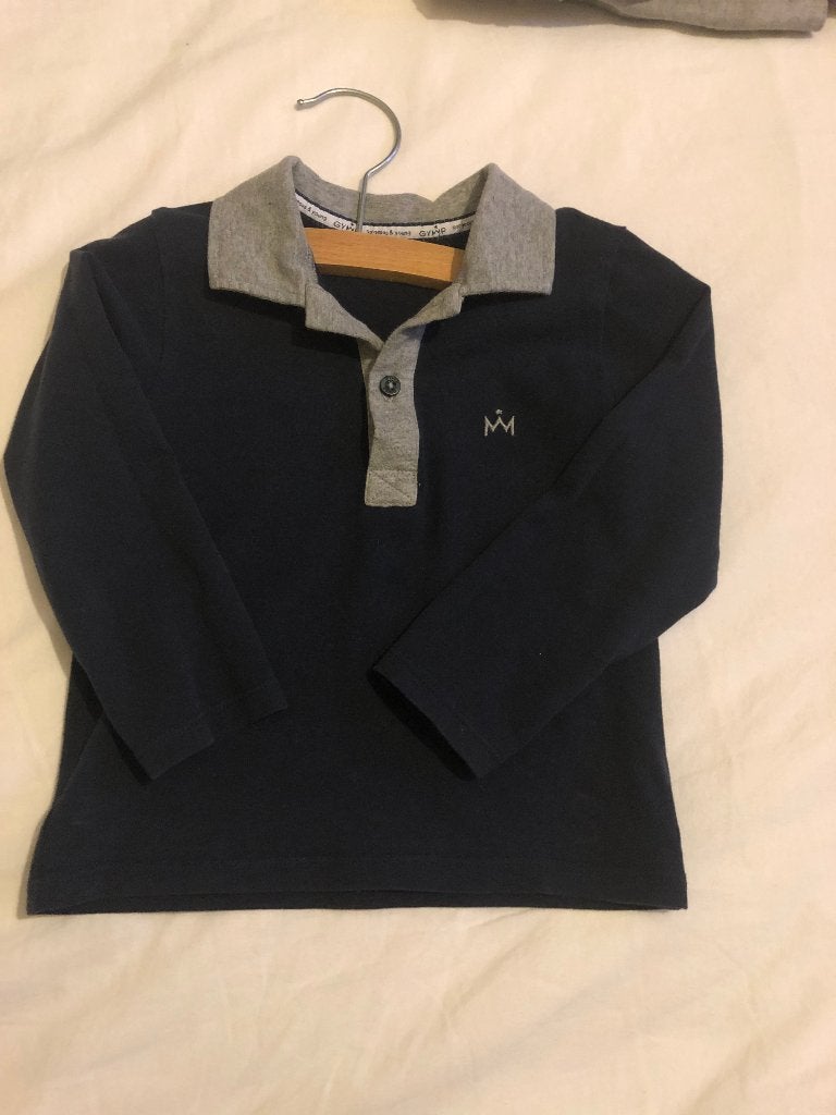 Longsleeve polo van gymp baby, GYmp Baby, Gebruikt, Ophalen of Verzenden, Shirt of Longsleeve