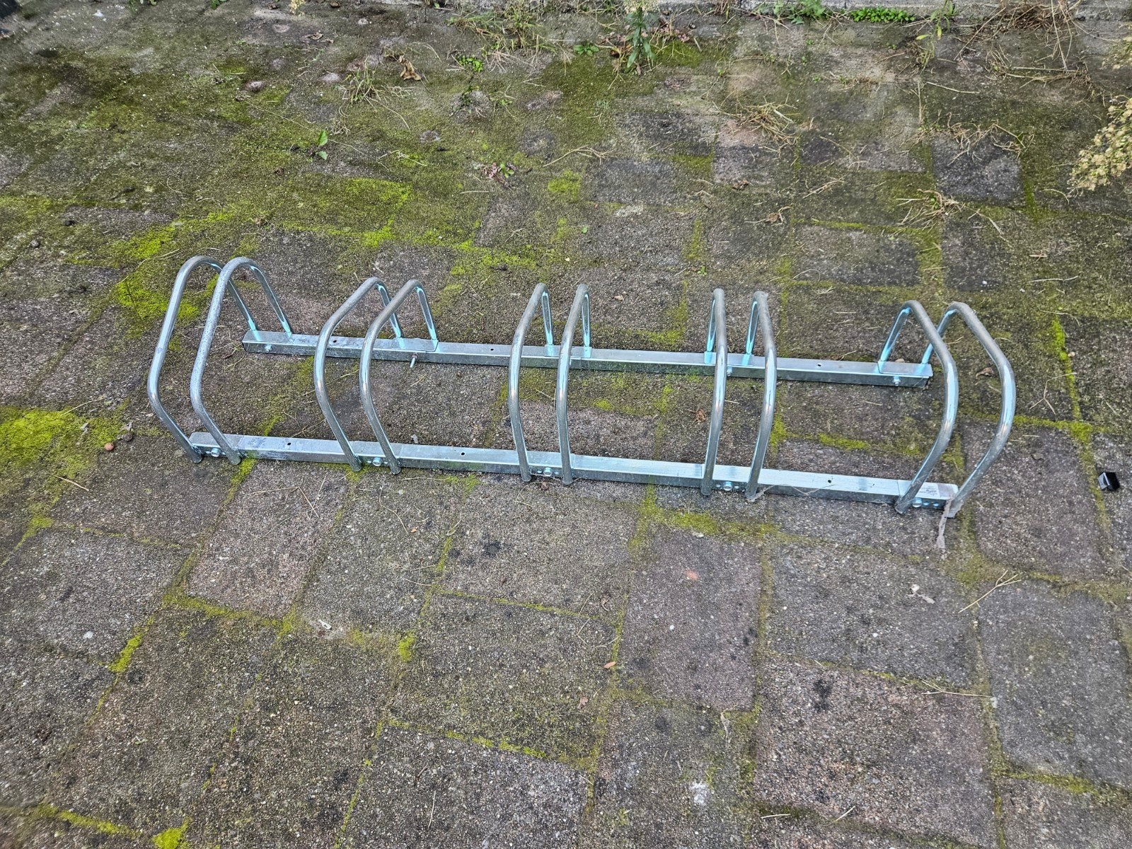 Fietsenrek voor 5 fietsen, Ophalen, Gebruikt