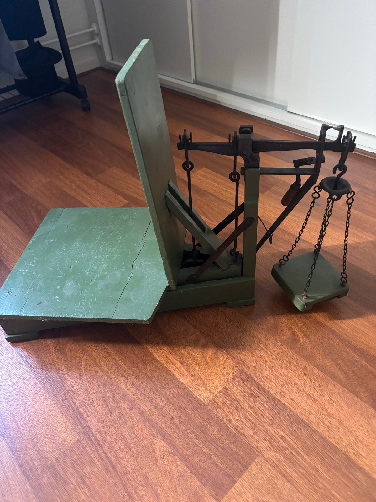 Antieke Bascule Weegschaal - Decoratief Stuk, Ophalen