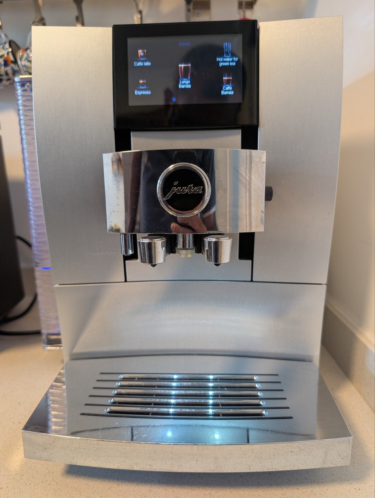 Jura Z10 Aluminium Zilver Volautomatische Koffiemachine, Witgoed en Apparatuur, 10 kopjes of meer, Koffiemachine, Ophalen of Verzenden