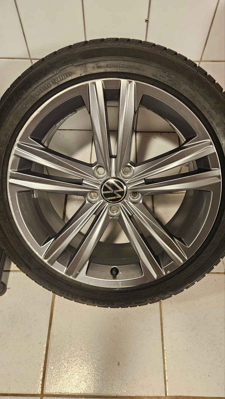 Sebring VW reservewiel 18 inch 5x112 met z.g.a.n. band, Auto-onderdelen, Banden en Velgen, 18 inch, Banden en Velgen, Ophalen of Verzenden