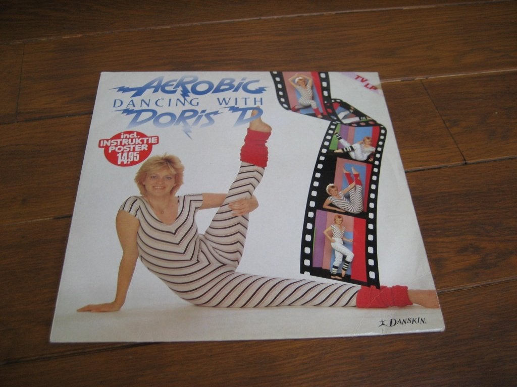 Doris d aerobic lp 70s cult aerobic disco album, Ophalen of Verzenden, Gebruikt, 12 inch