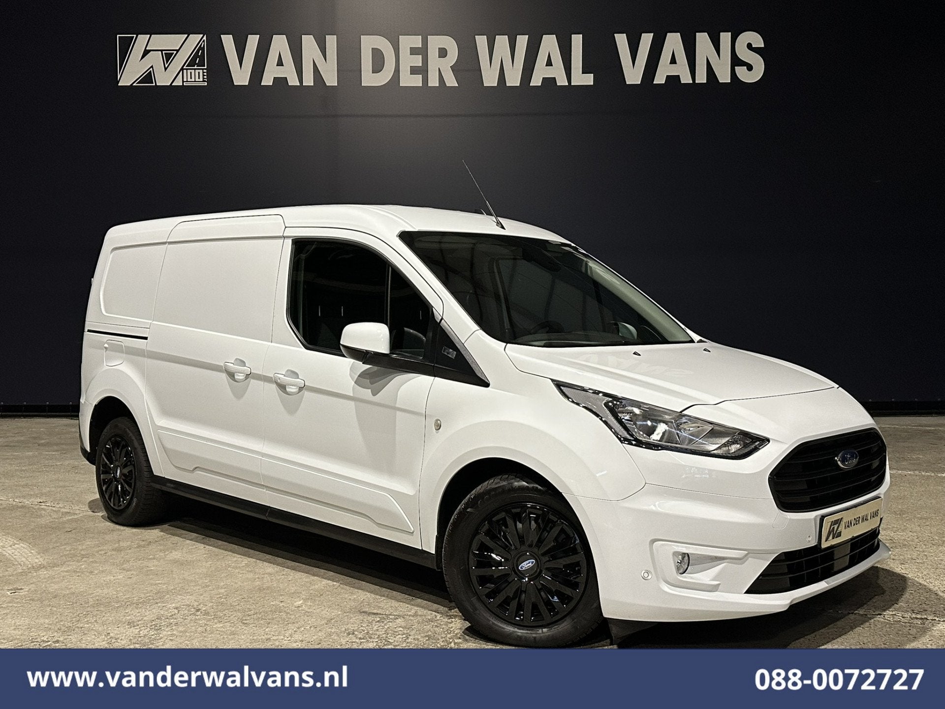 Ford Transit Connect 1.5 EcoBlue 101pk L2H1 Euro6 Airco | Ca, Auto's, Voorwielaandrijving, Gebruikt, 4 cilinders, Wit