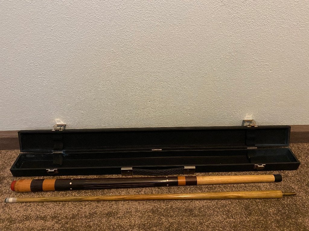 2 x keu met foudraal en 2 koffers, Ophalen, Gebruikt, Keu of Ballen