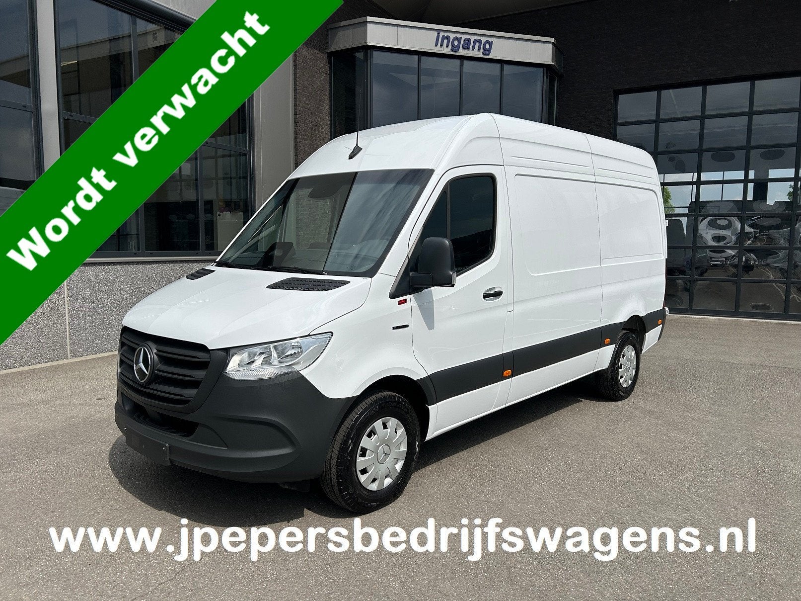 Mercedes-Benz eSprinter 320 L2 H2 Pro 81kWh / Snel laden 115, Automaat, 81 kWh, Gebruikt, Zwart