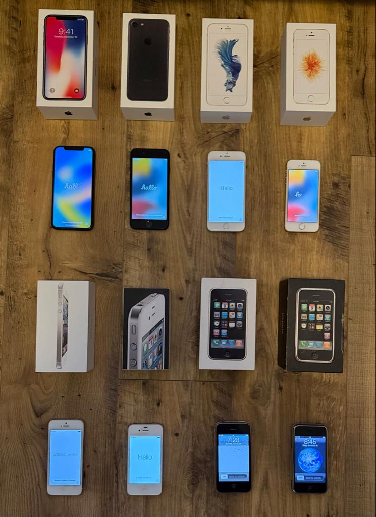 Unieke iPhone Collectie: 2G t/m X - Stukje Apple Geschiedeni, Gebruikt, Wit, Ophalen of Verzenden, Zonder simlock