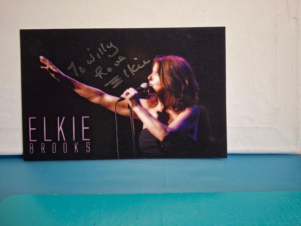 ELKIE BROOKS SINGER, Verzenden, Nieuw, Foto of Kaart, Gesigneerd