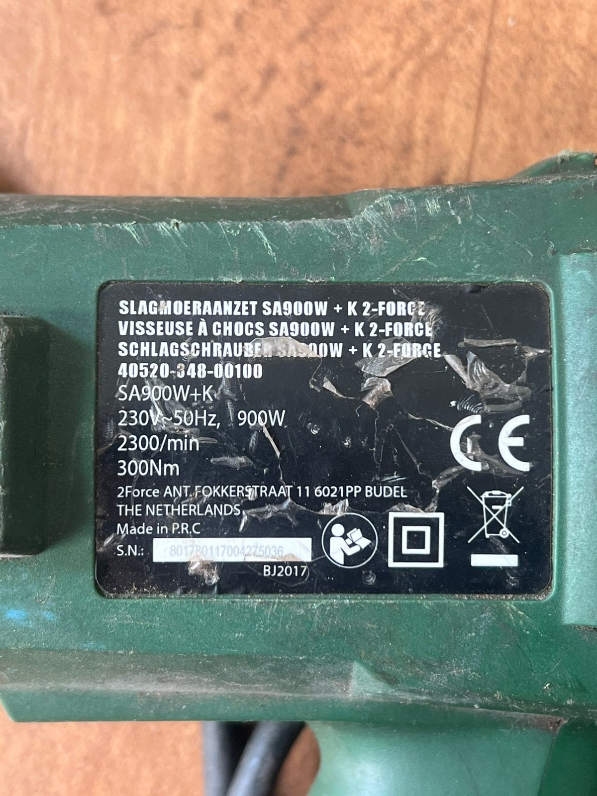 Slagmoer 2force, Doe-het-zelf en Verbouw, Ophalen, Gebruikt, Kolomboormachine