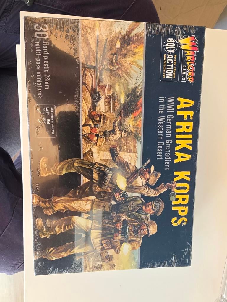 Warlord Games Bolt Action Afrika Korps WWII Grenadiers, Ophalen of Verzenden, Nieuw, Historisch, Figuurtje(s)