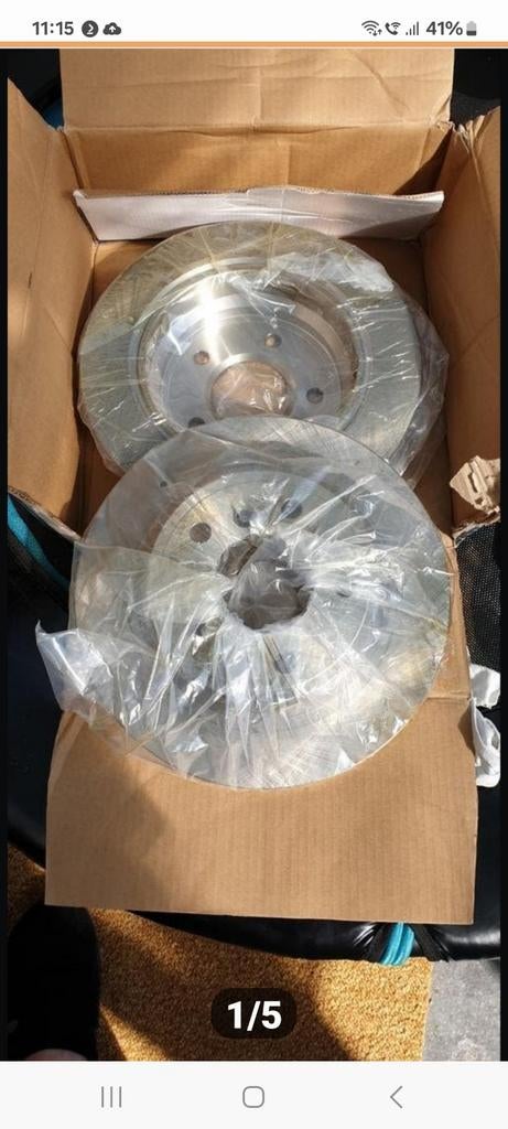 Nieuwe remschijven BMW 5 Serie (2 stuks) - 20 cm diameter, Ophalen of Verzenden, Nieuw, Universele onderdelen