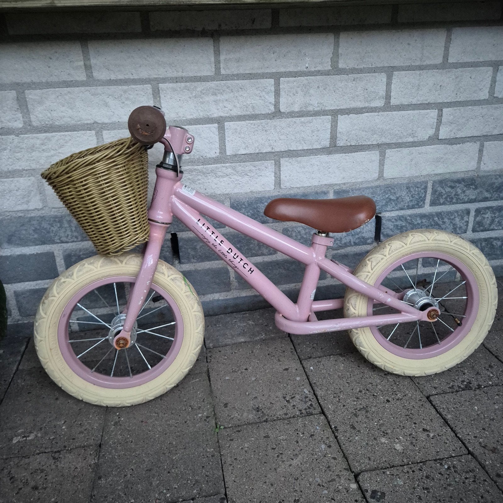 Little Dutch loopfiets roze, Ophalen of Verzenden, Minder dan 16 inch