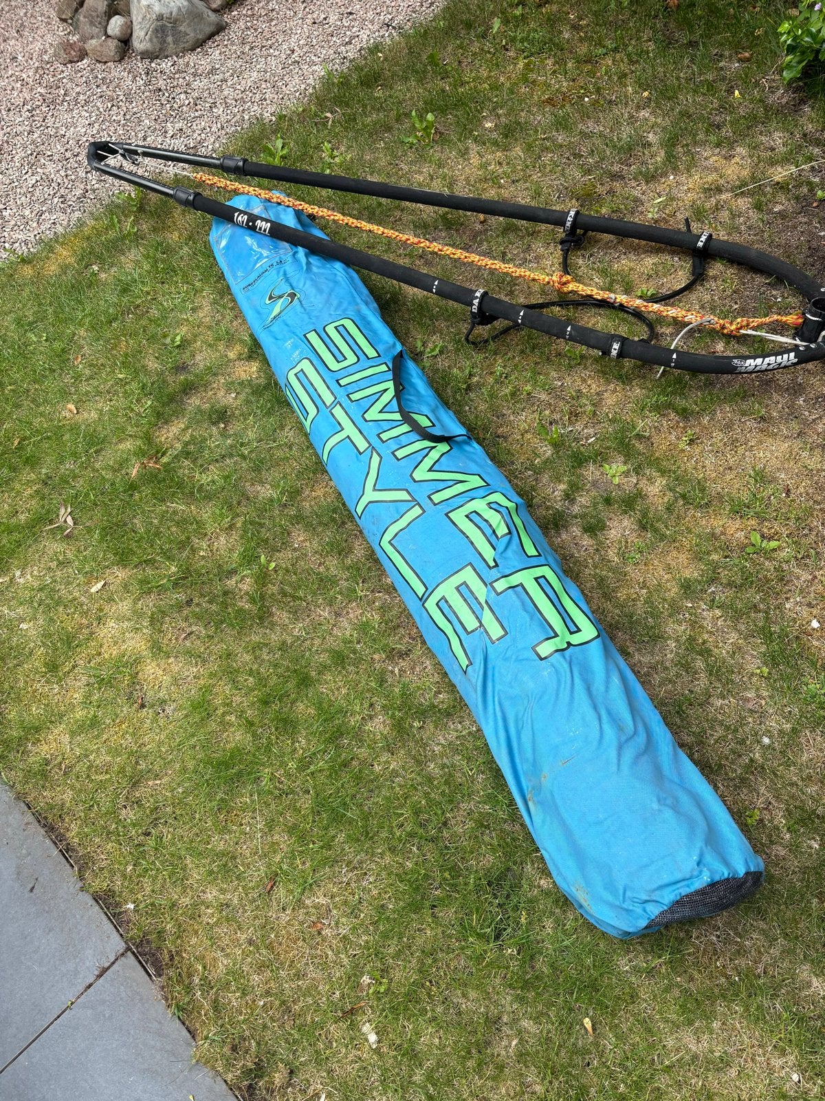 Complete F2 Surfplank Set - Ideaal voor beginners!, Watersport en Boten, Ophalen, 250 tot 300 cm, Gebruikt, Met giek