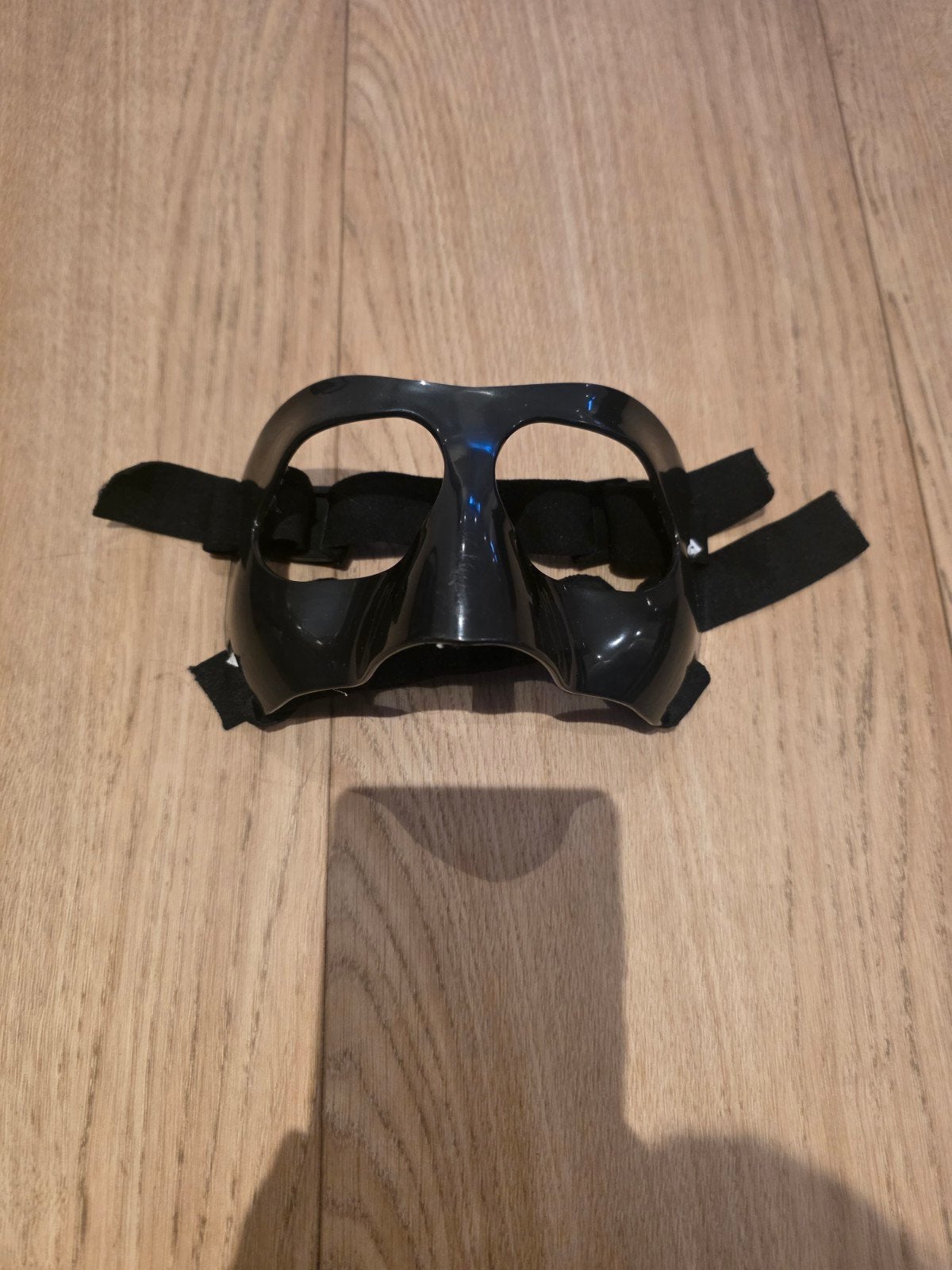 Zwart masker voor cosplay of verkleedpartijen, Ophalen of Verzenden, Gebruikt, Accessoires
