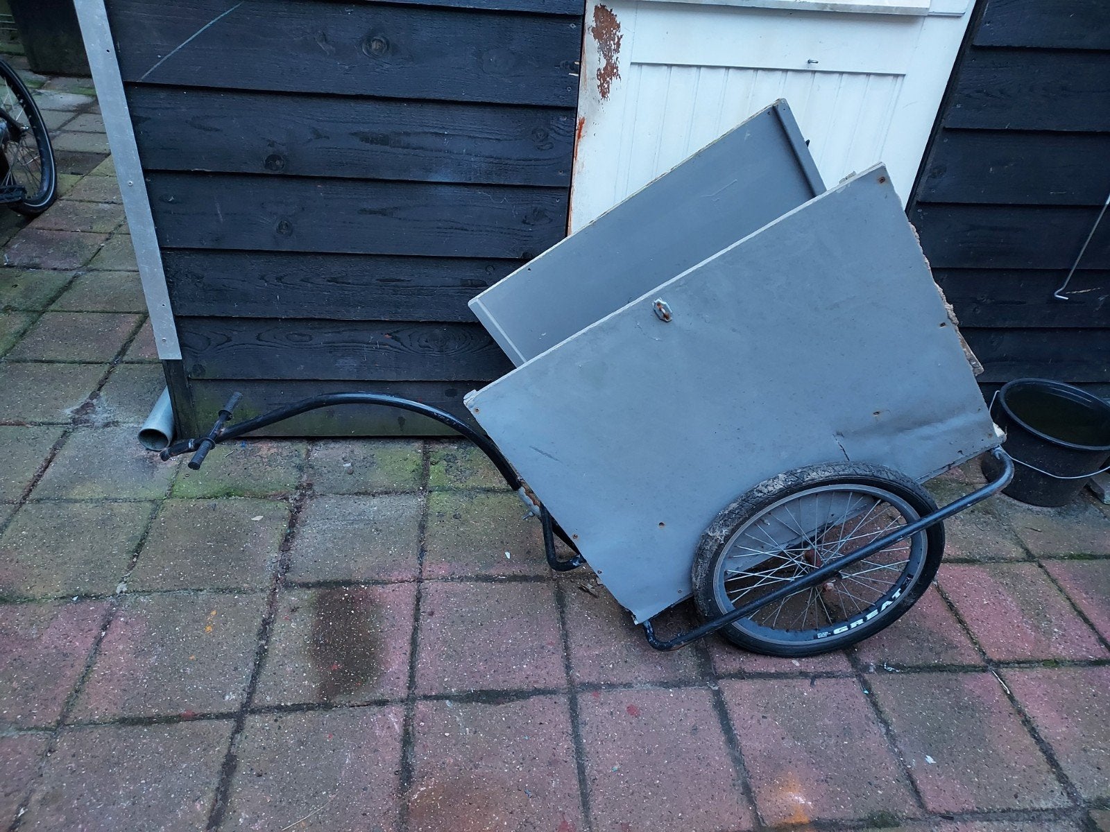fietskar opknapper hout is verrot lees advertentie, Ophalen, Gebruikt, Overige typen, Fietskar