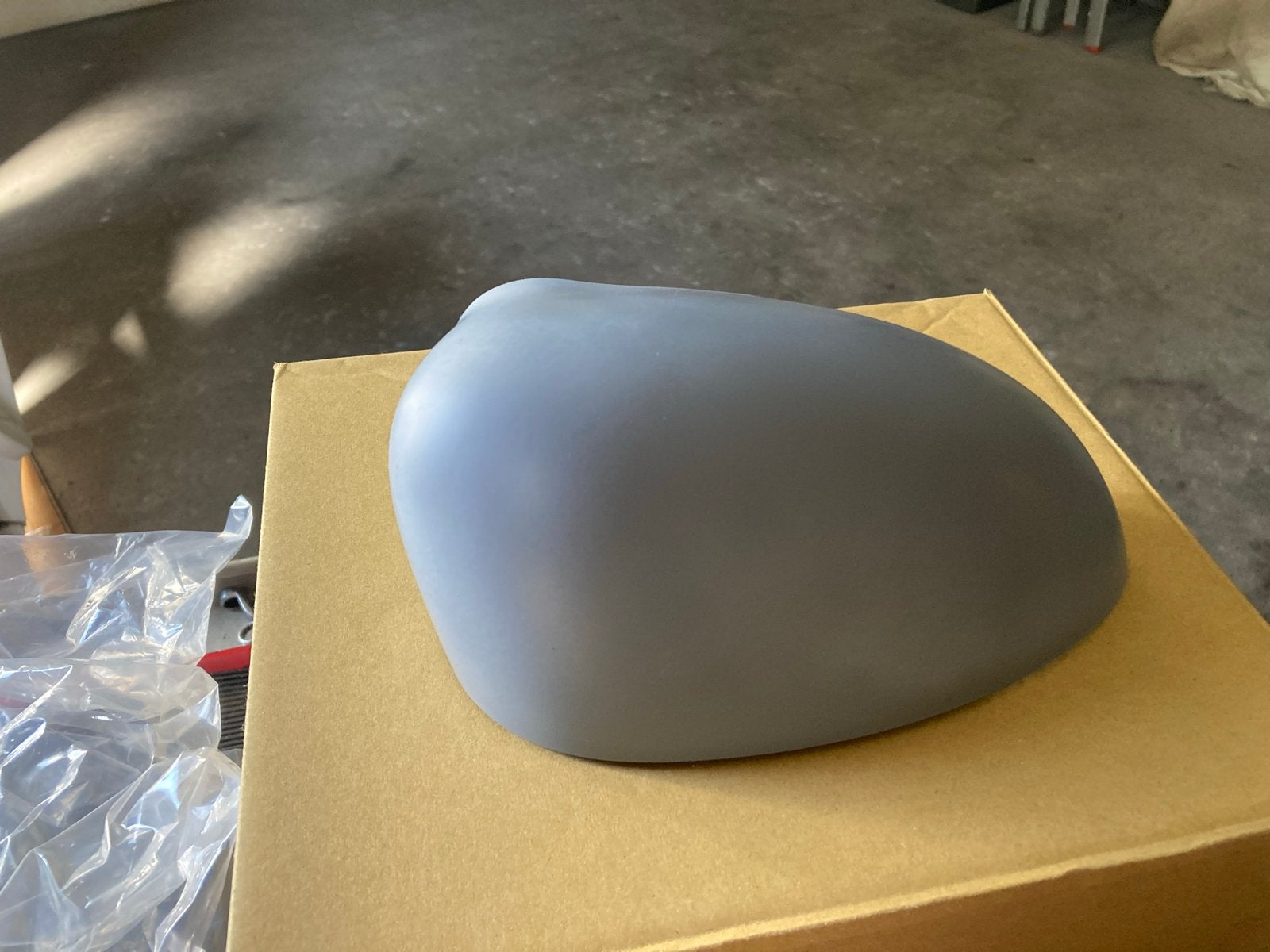 Nieuwe spiegelkap rechts met primer voor Fiat 500, Auto-onderdelen, Ophalen of Verzenden, Nieuw, Fiat