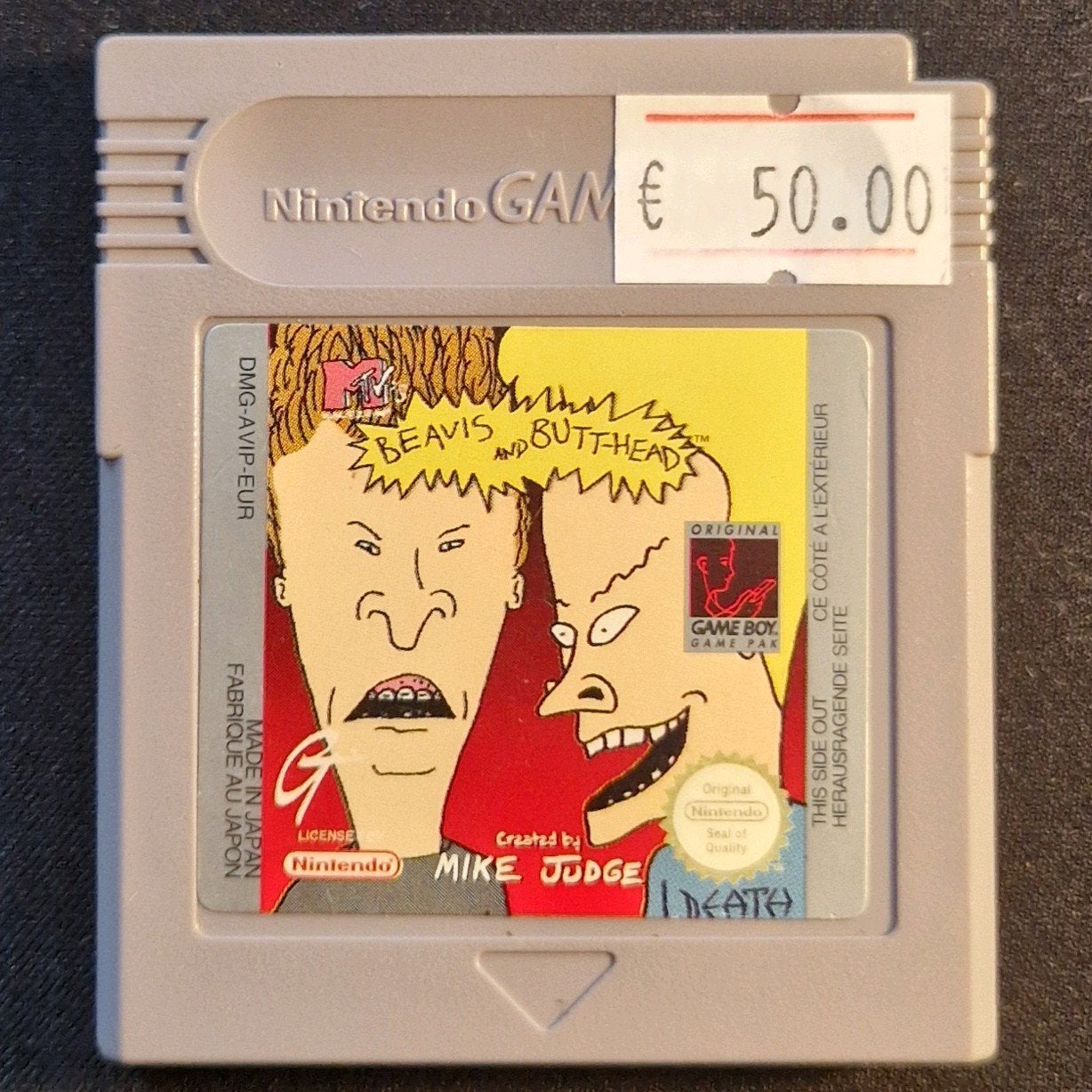 Beavis and Butt-head Gameboy classic, 1 speler, Ophalen of Verzenden, Zo goed als nieuw, Role Playing Game (Rpg)