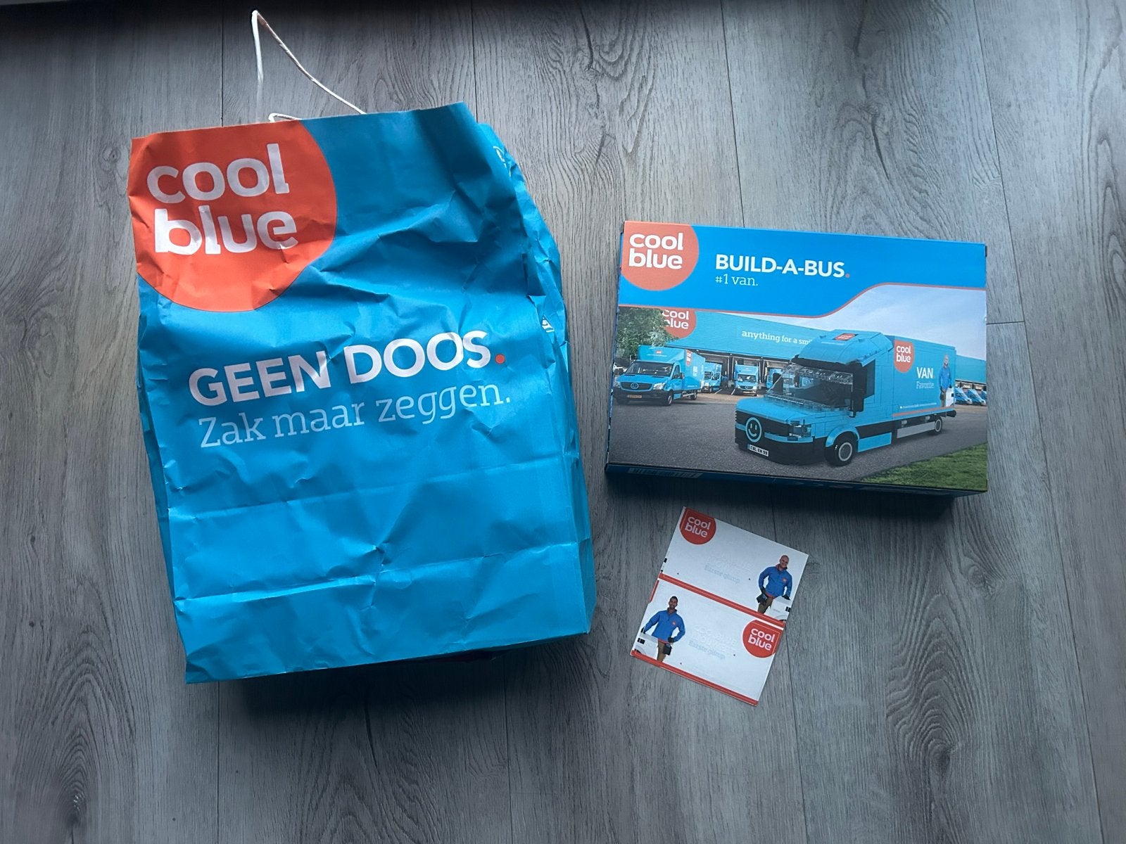 Coolblue Bouwbus - Build-A-Bus (X308) - Nieuw, Ophalen of Verzenden, Nieuw, Overige merken