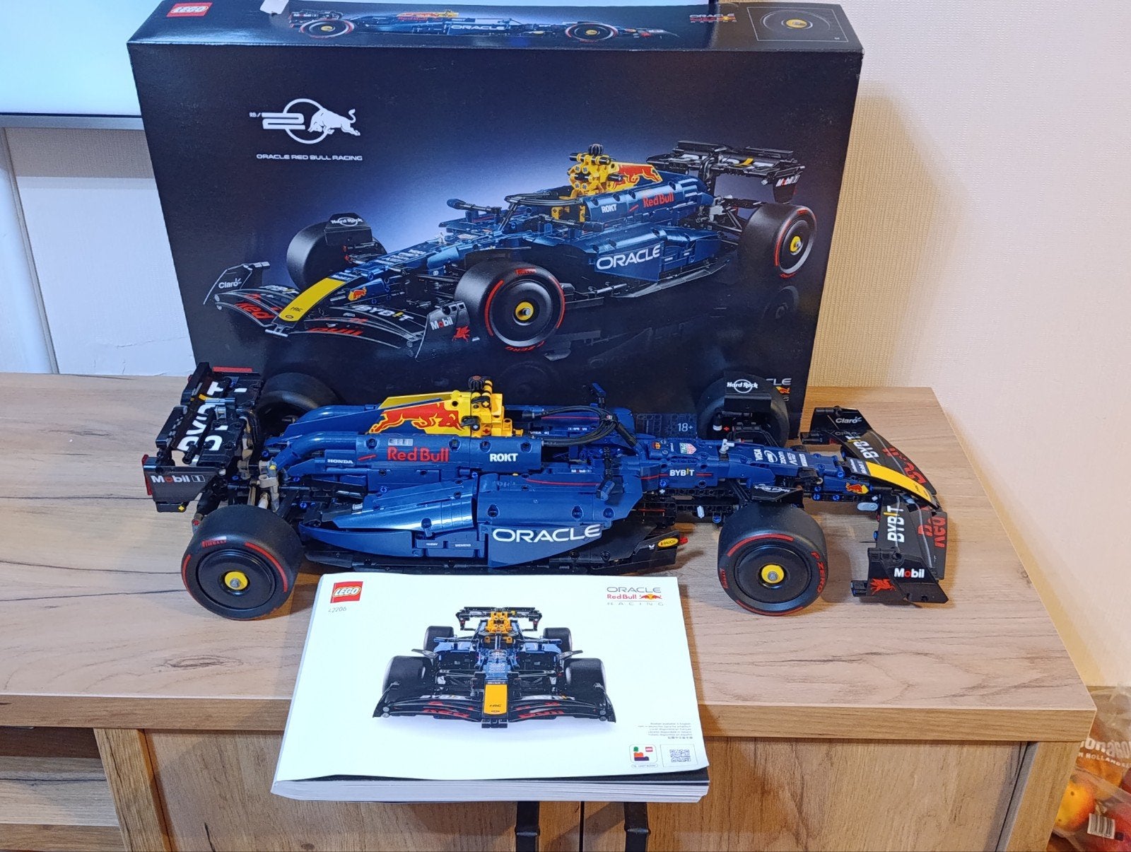 LEGO Technic 42206 Formule 1 Red Bull Raceauto, Kinderen en Baby's, Inclusief instructies, Lego, Ophalen of Verzenden, Zo goed als nieuw