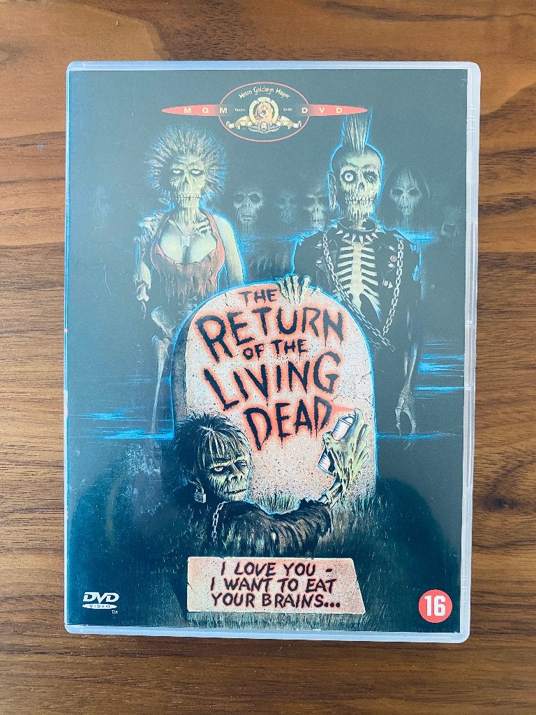 DVD: The Return Of The Living Dead (1984), Cd's en Dvd's, Vampiers of Zombies, Spaans, Vanaf 16 jaar, Breedbeeld