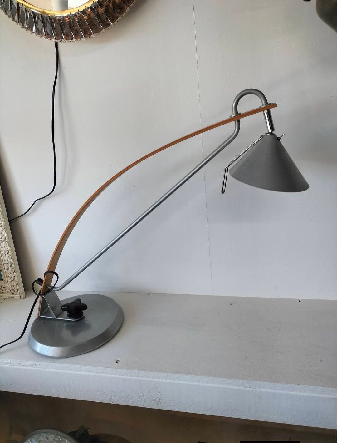 IKEA Bureaulamp/Tafellamp - Modern Design, Ophalen, Bureaulamp, Gebruikt, Grijs