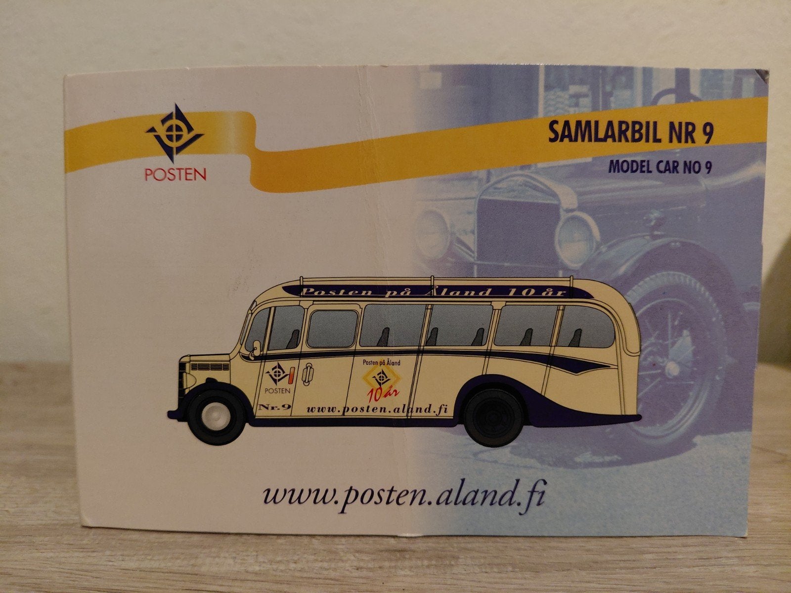 Modelauto Posten Åland Bus Nr 9, Overige merken, 1:50 of kleiner, Verzenden, Overige typen