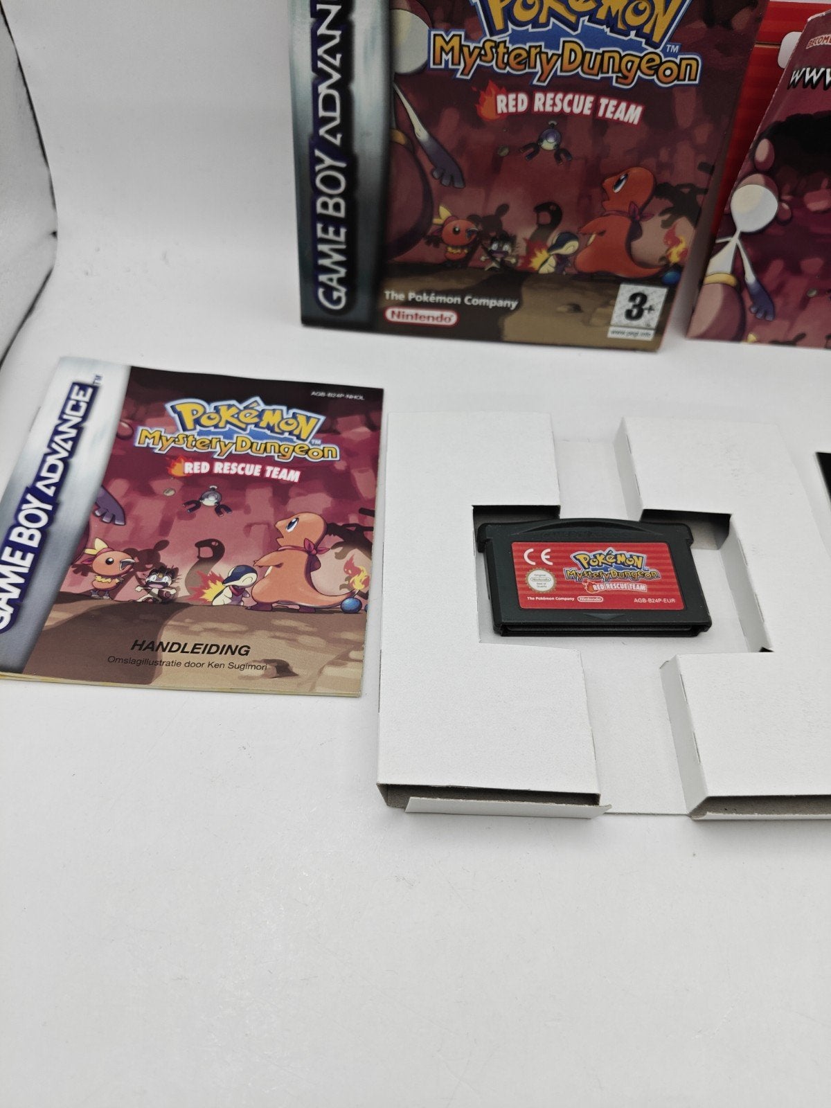 Pokémon Mystery Dungeon Red Rescue Team Gameboy Advance CIB, Nintendo, 1 speler, Zo goed als nieuw, Role Playing Game (Rpg)