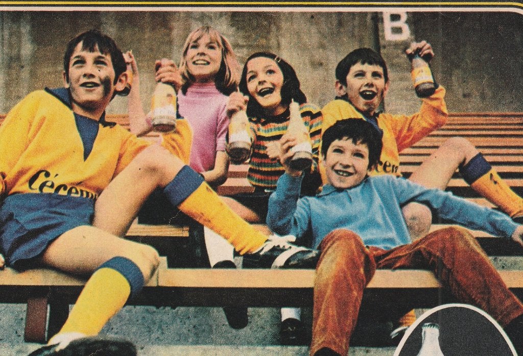 Retro reclame 1971 Nutricia Cécémel jongetjes meisjes, Verzamelen, Verzenden, Overige typen