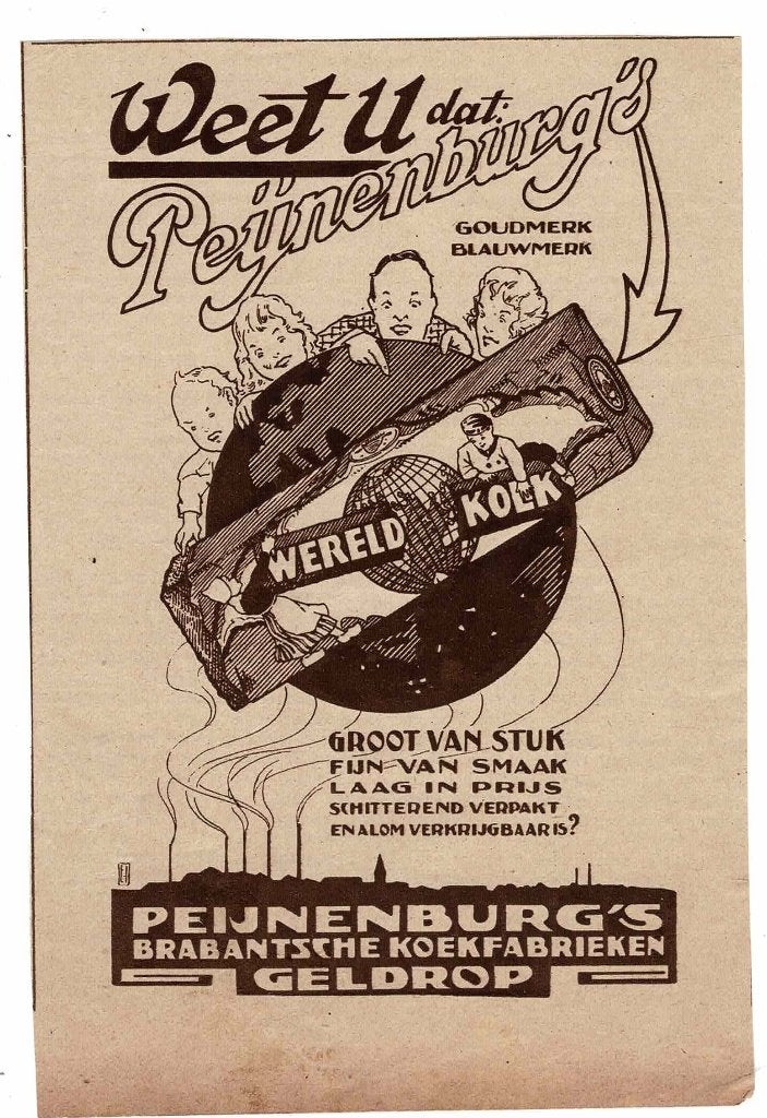 Groot van stuk fijn van smaak PEIJNENBURG'S Wereld Koek, Verzenden, Zo goed als nieuw, Overige typen