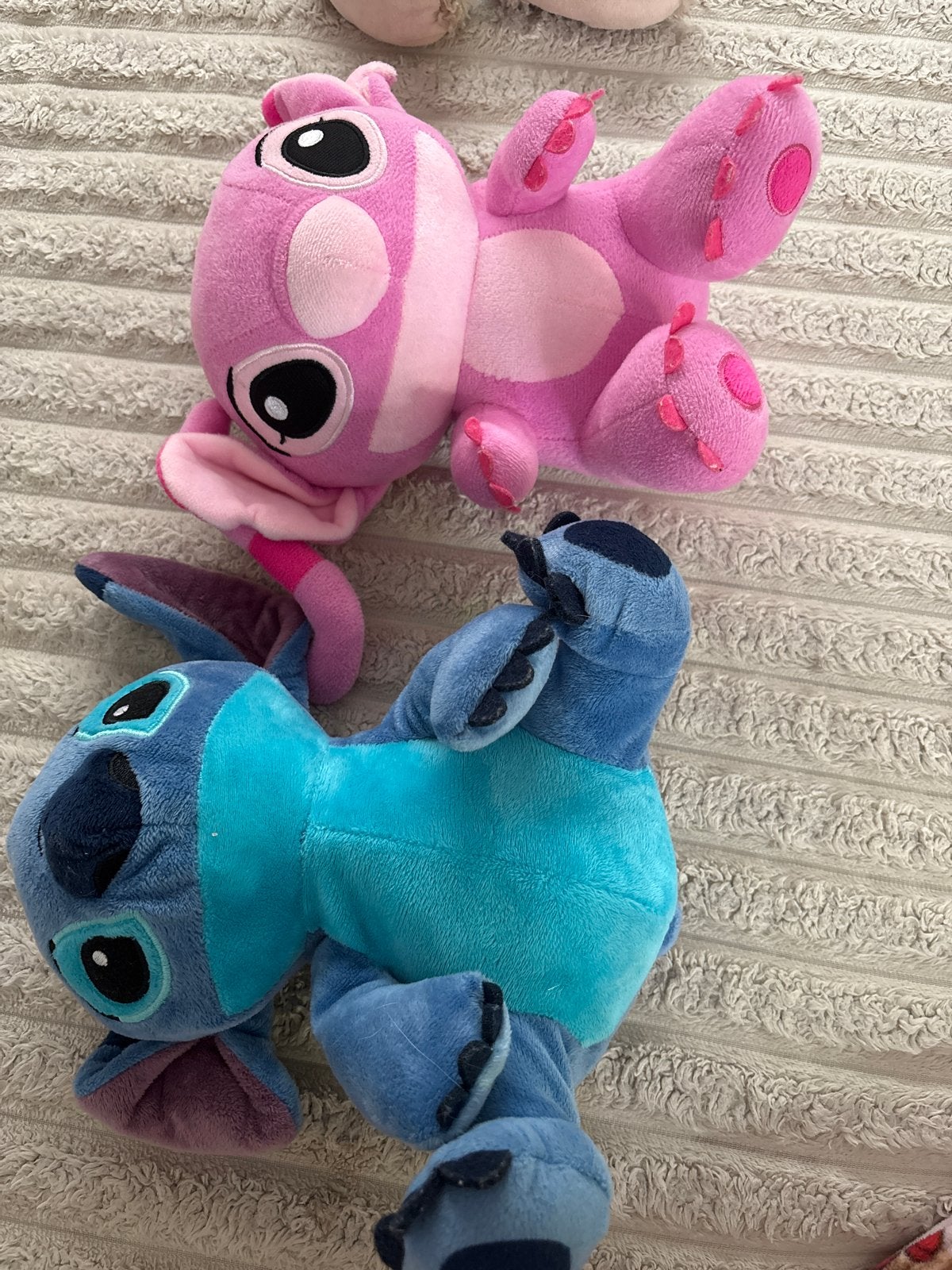 Disney Stitch en Angel knuffels - Zo goed als nieuw, Disney, Overige typen, Blauw, Ophalen of Verzenden