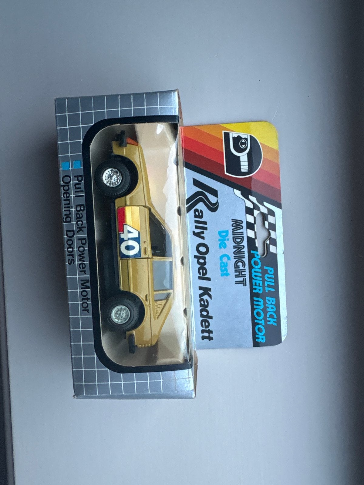 Midnight Rally Opel Kadett Die Cast Pull Back Power Motor, Overige merken, 1:50 of kleiner, Auto, Nieuw