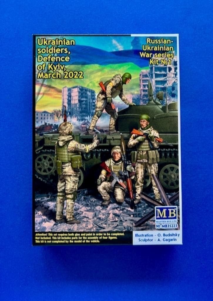 Masterbox		Defence of Kyiv, March 2022	1/35 mb35223, Verzenden, Nieuw, 1:35 tot 1:50