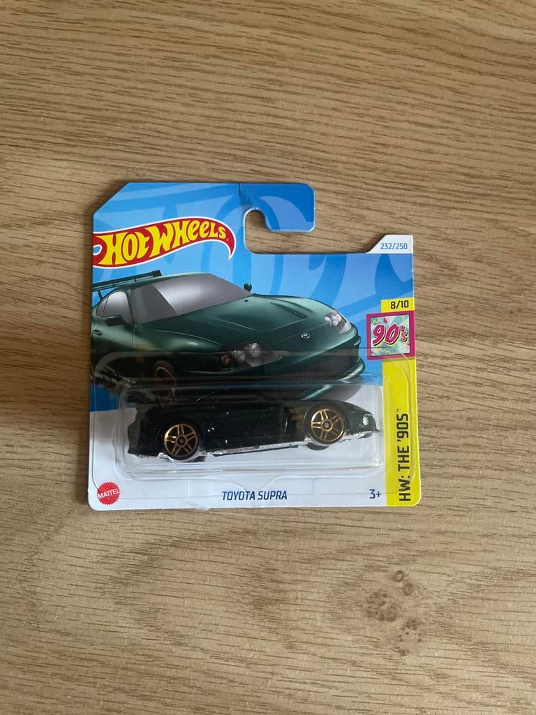 Hot Wheels Toyota Supra (groen), Ophalen of Verzenden, Zo goed als nieuw, Auto