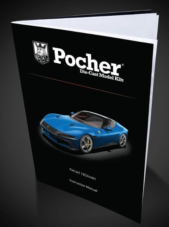 Ferrari 12 Cilindri 1:18 HK126/HK127 van Pocher PRE-ORDER, Ophalen of Verzenden, Nieuw, 1:5 t/m 1:8, Auto