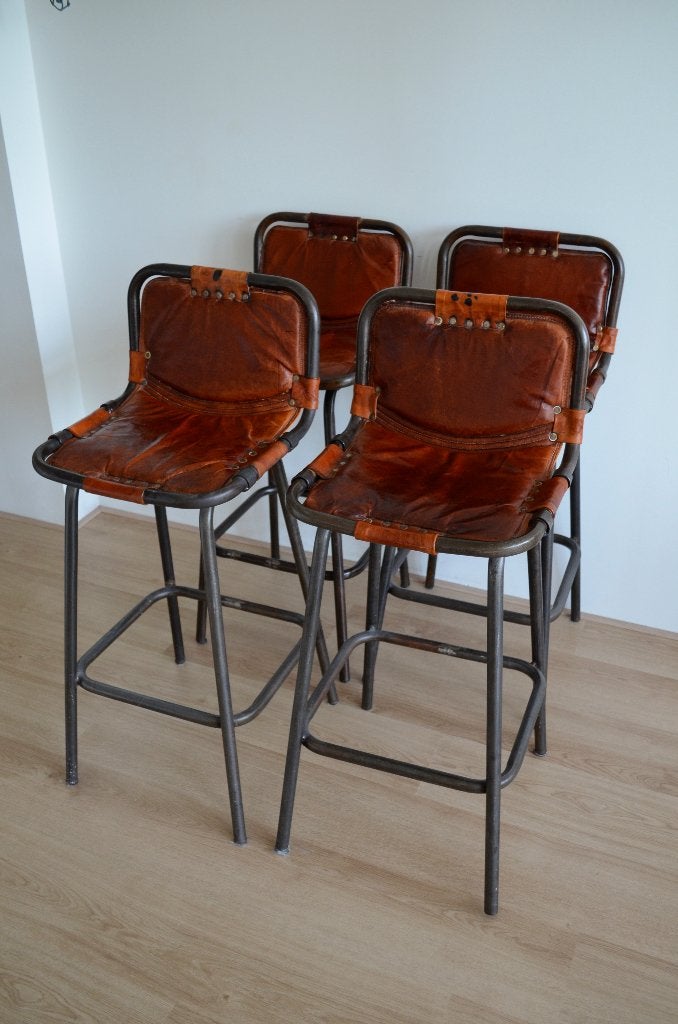 Barkrukken | 4 stuks, 4 krukken, Ophalen, Gebruikt, 60 tot 90 cm