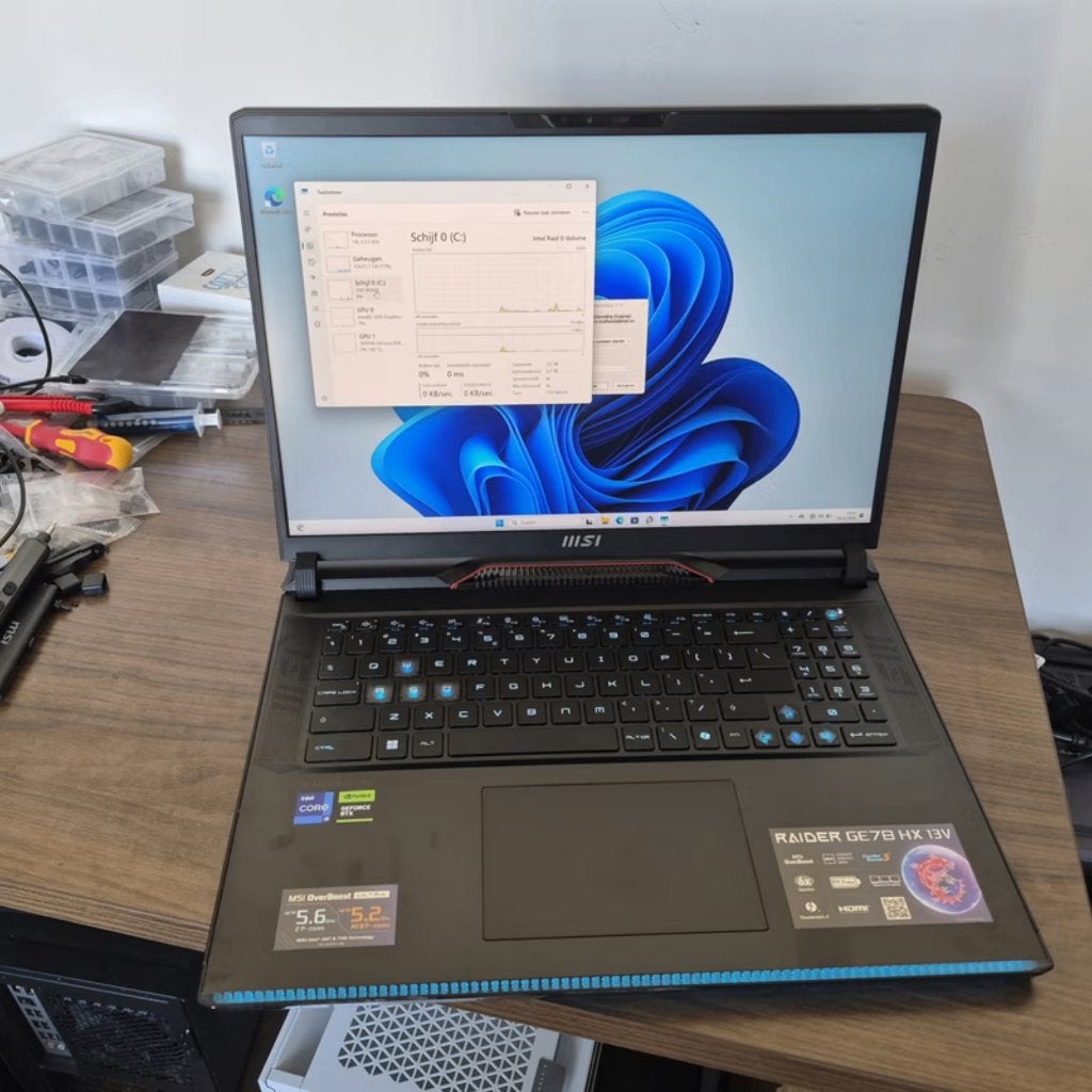 MSI Raider GE78HX (RTX 4090 & i9-13980HX & 4TB QWERTY), DTGParts.Business@gmail.com, Refurbished, Ophalen of Verzenden, SSD