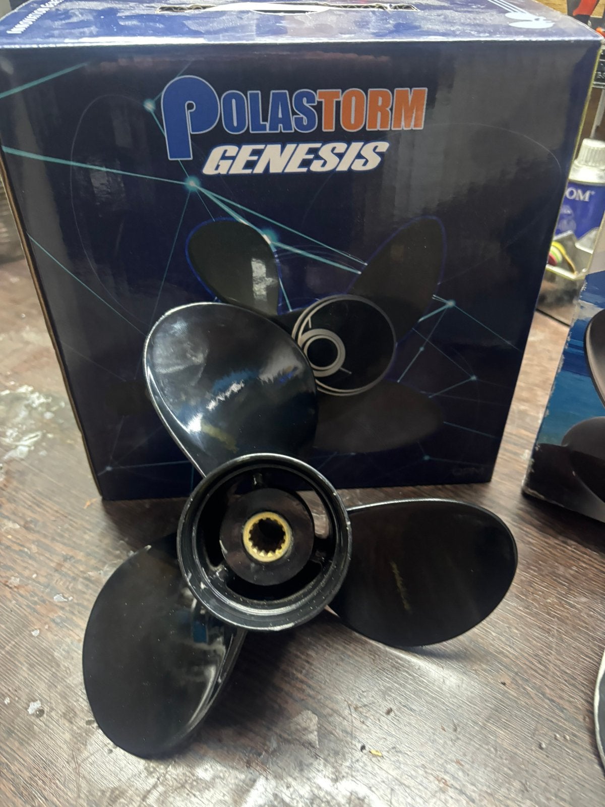 Tohatsu 10/15/20 pk efi 13 pitch Polar storm genesis schroef, Ophalen of Verzenden, Nieuw, Motor en Techniek, Motorboot