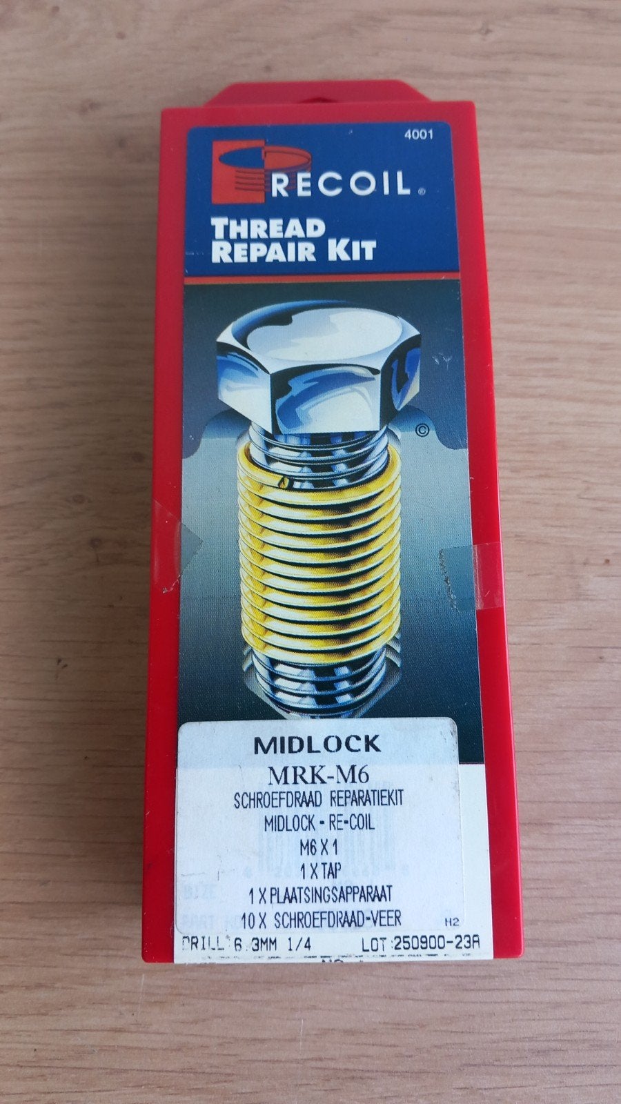 Recoil schroefdraad reparatiekit (Midlock MRK-M6), Ophalen of Verzenden, Zo goed als nieuw, Overige typen, Overige merken